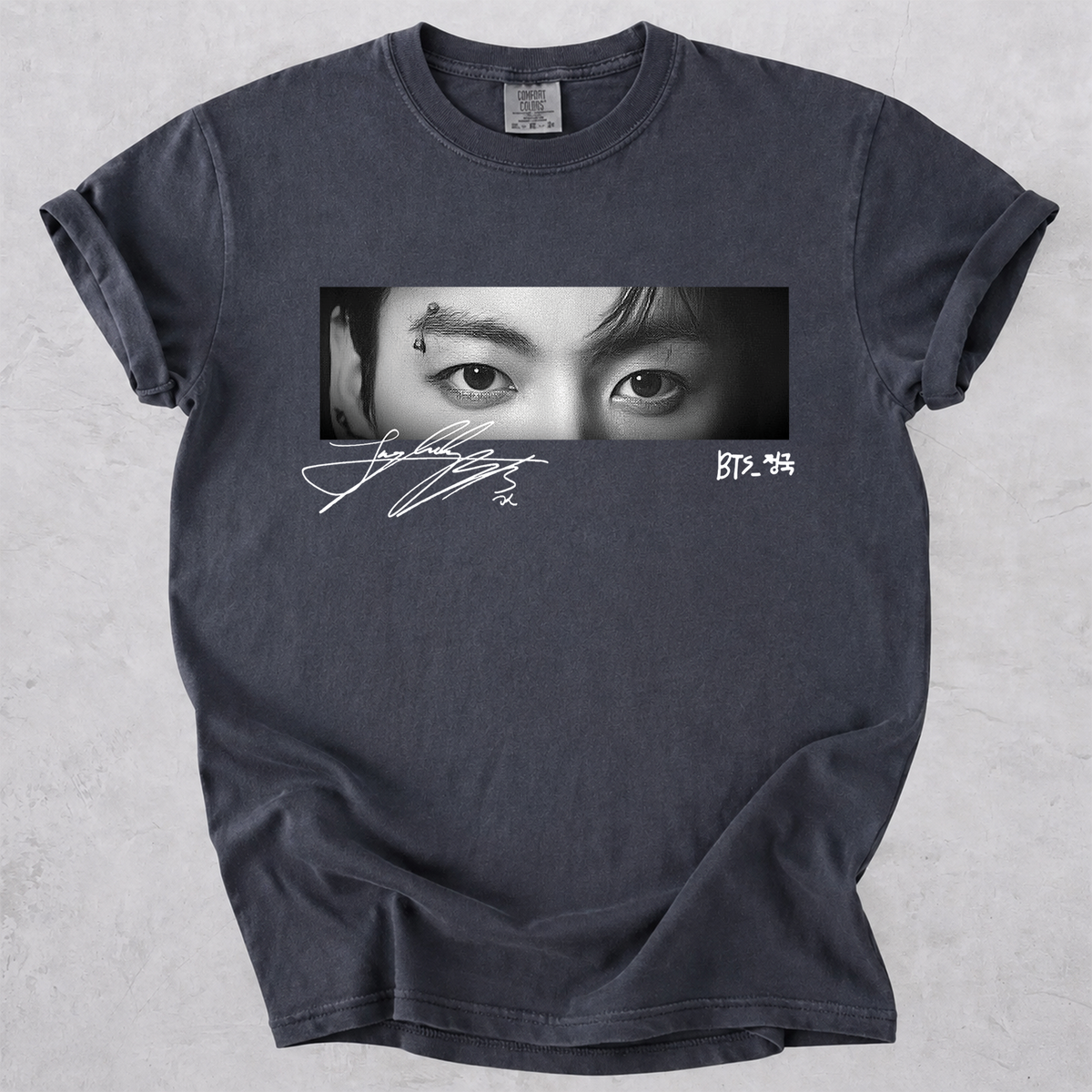 Jungkook Eyes BTS Crewneck T-Shirt Gift For Fan