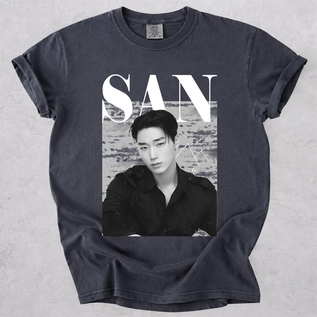 SAN Kpop Fan Shirt Vintage Portrait Comfort Colors Tee