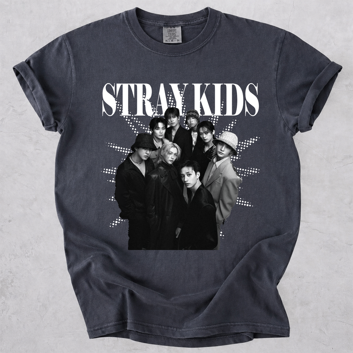 STRAY KIDS Kpop Fan Shirt Group Graphic Comfort Colors Tee