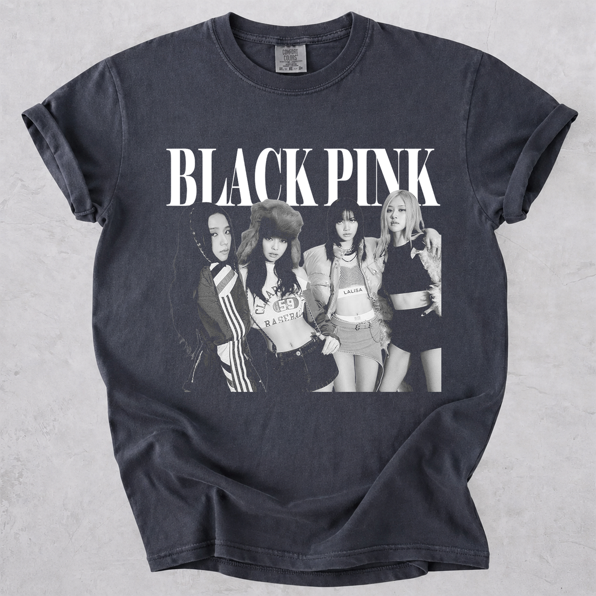 Comfort Colors BLACKPINK Vintage Photo Graphic T-Shirt Gift For ARMY
