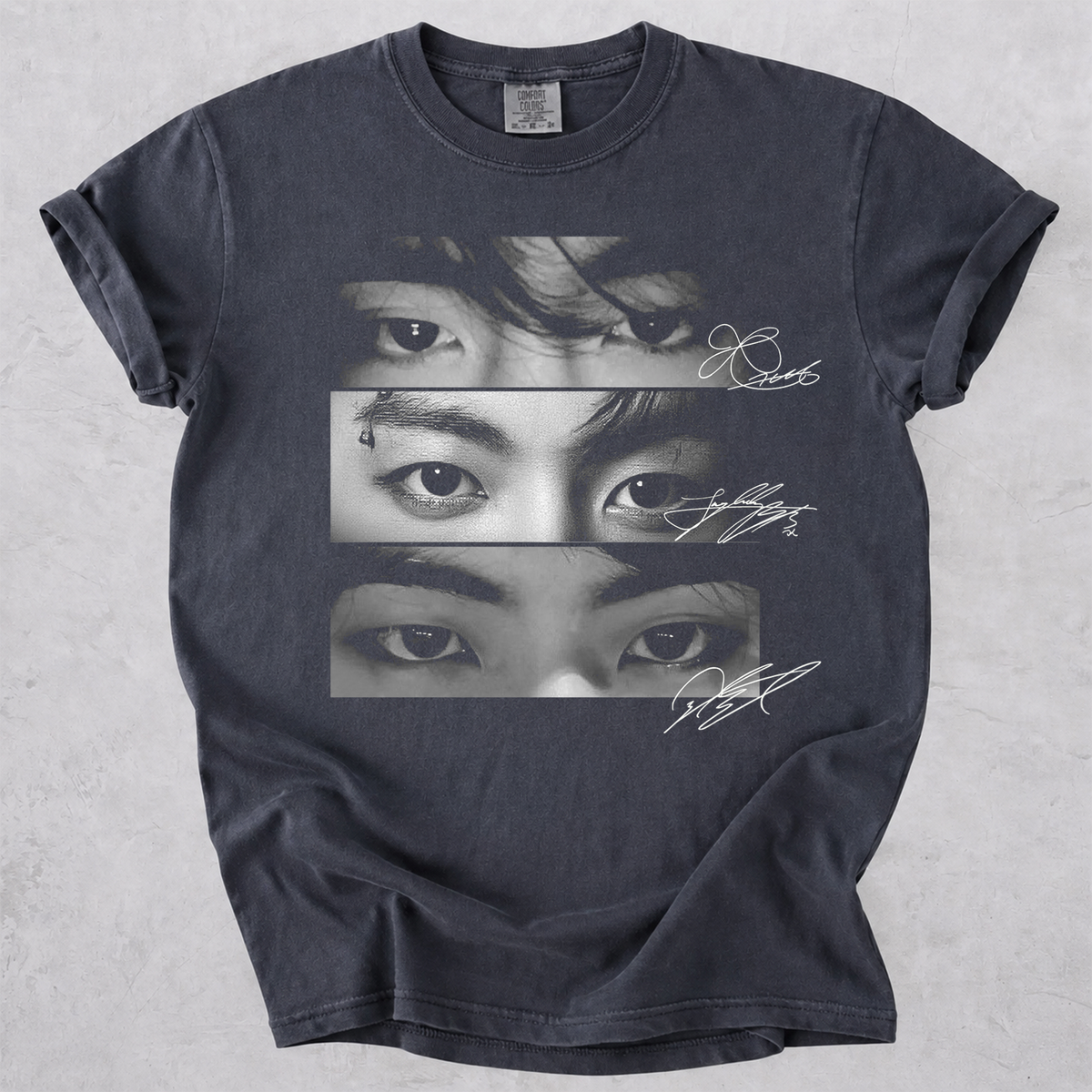 BTS Eyes Tee – Taehyung, Jungkook & Jin Shirt