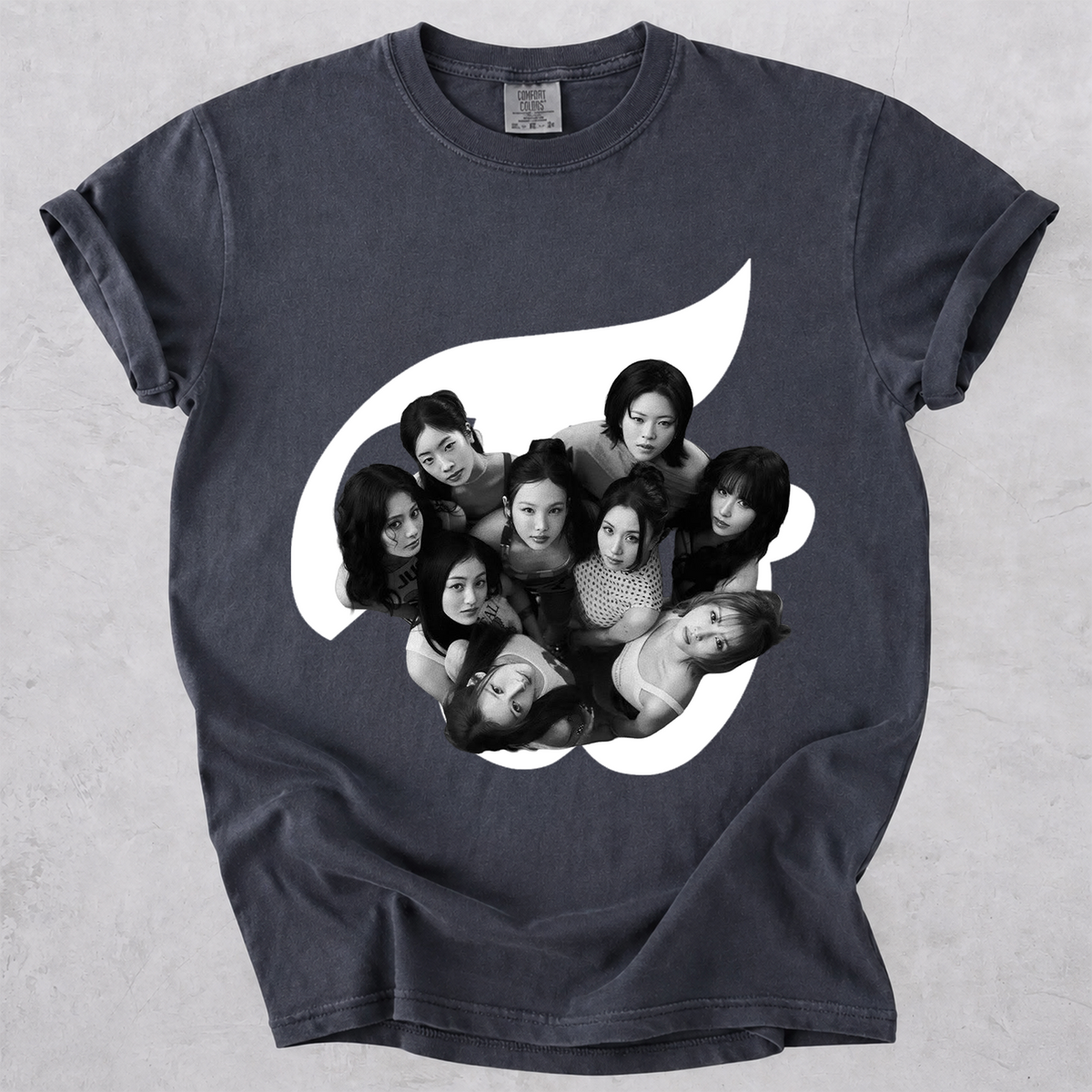 TWICE Kpop Fan Shirt Group Graphic Comfort Colors Tee