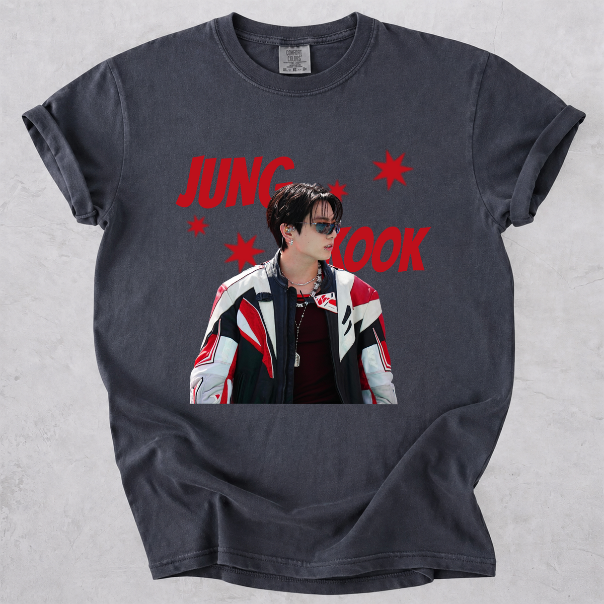 Vintage Jungkook Graffiti Comfort Colors T-Shirt
