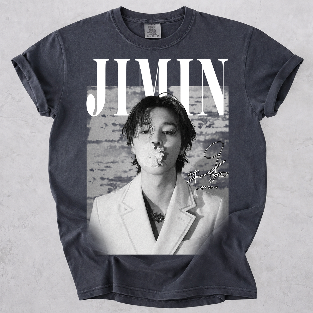 Comfort Colors Vintage Jimin Retro 90s K-Pop Shirt