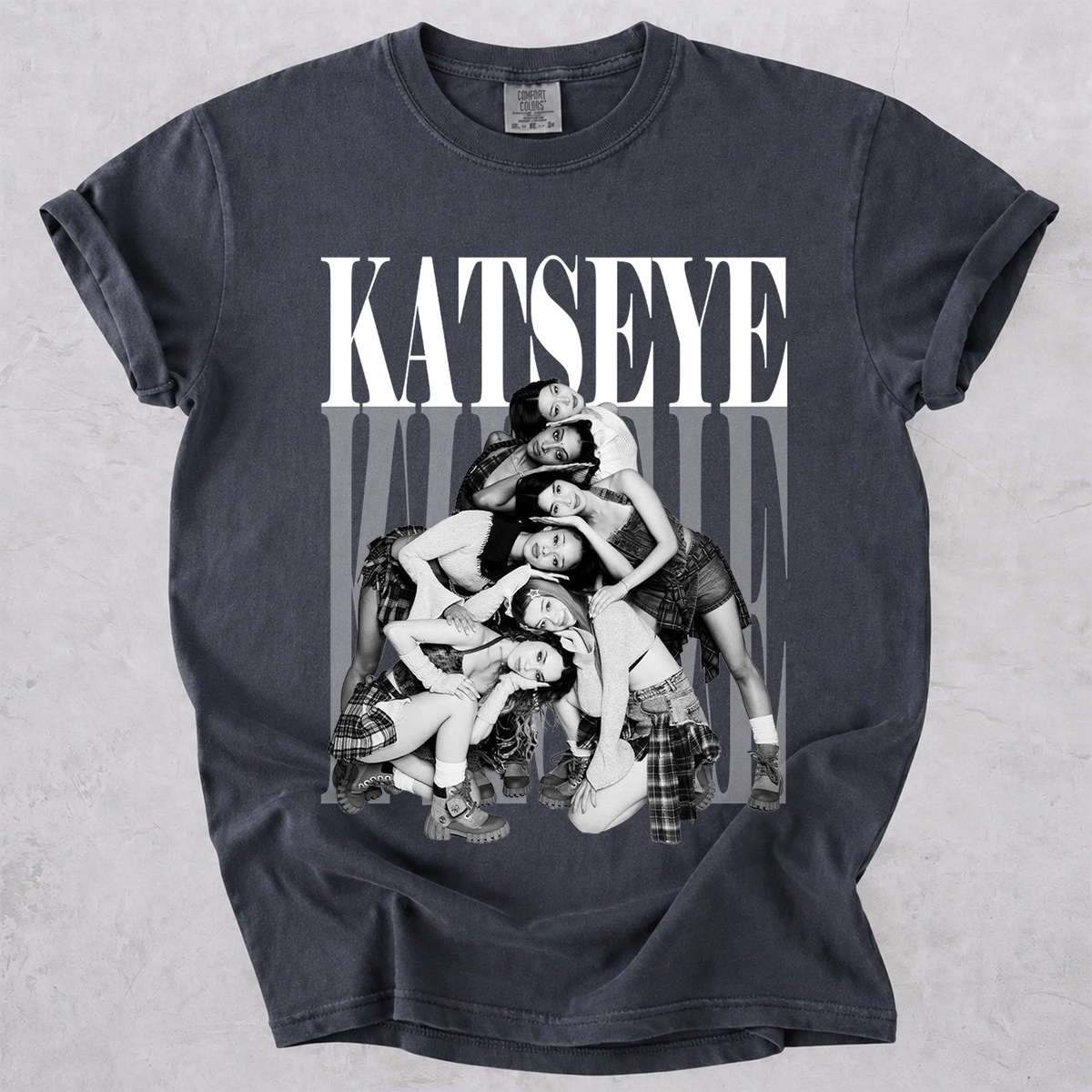 KATSEYE Vintage Photo Tee Kpop Comfort Colors Shirt