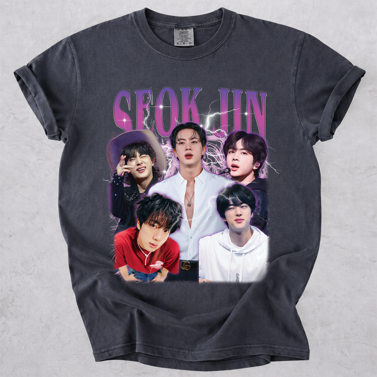 Vintage Bangtan Seok Jin Bootleg 90s T-Shirt