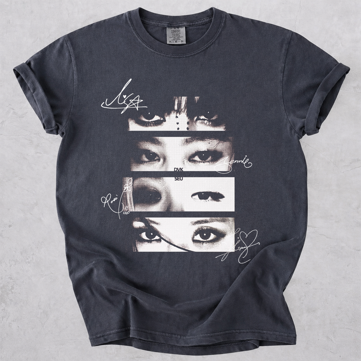 Kpop BLACKPINK Eyes Graphic Comfort Colors T-Shirt