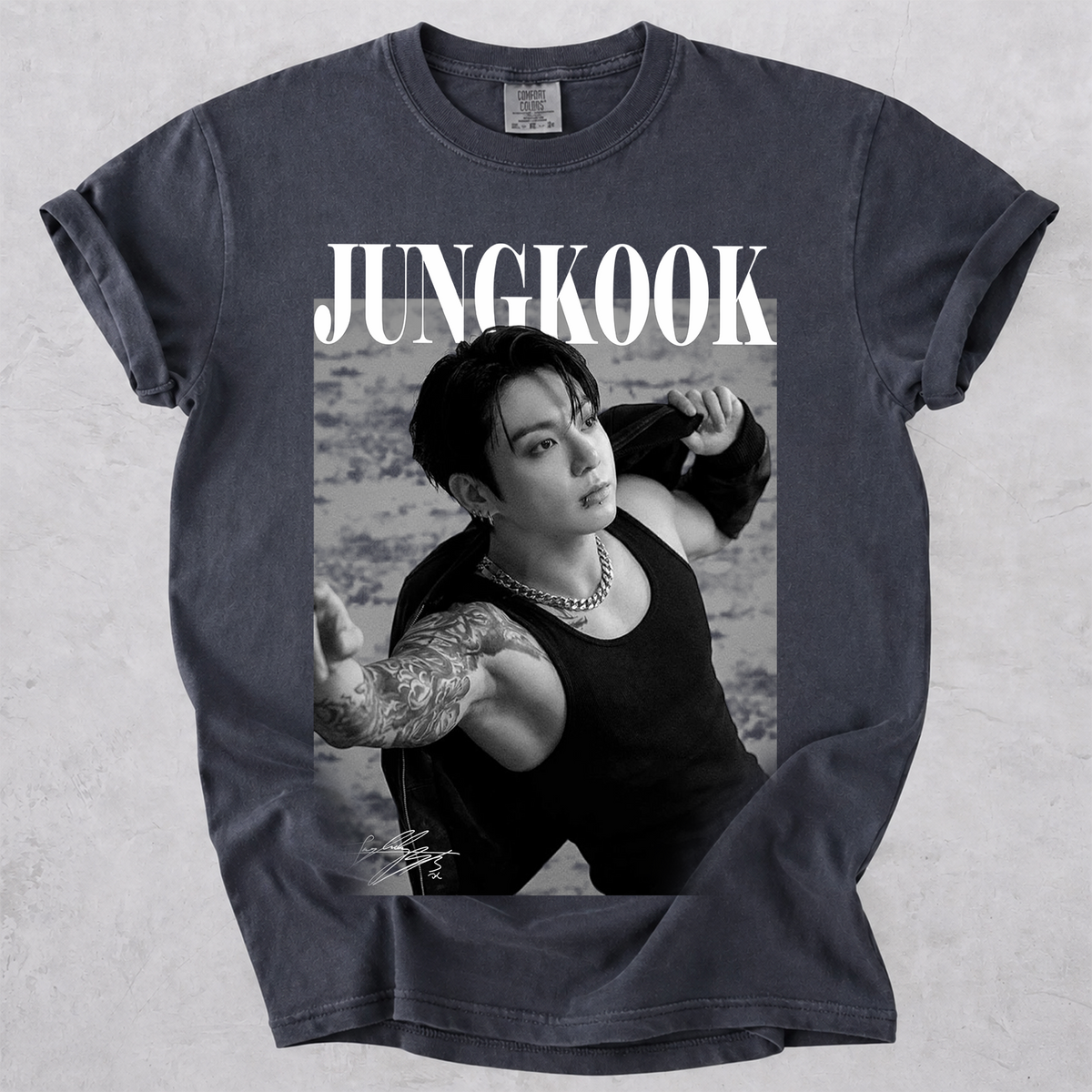 Vintage Jungkook Graphic Printed T-Shirt Gift For ARMY