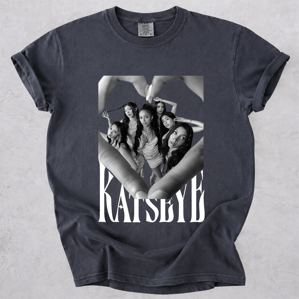 KATSEYE Fan Graphic Tee Group Portrait Comfort Colors Shirt