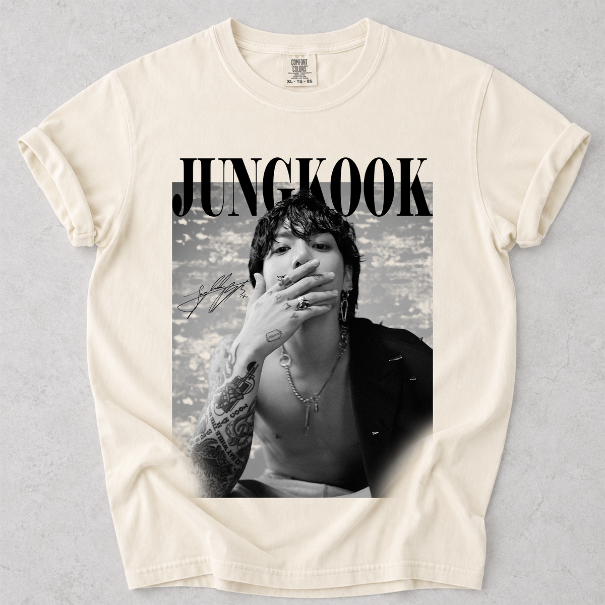 Jungkook BTS Graphic Tee Unisex Oversized Tops