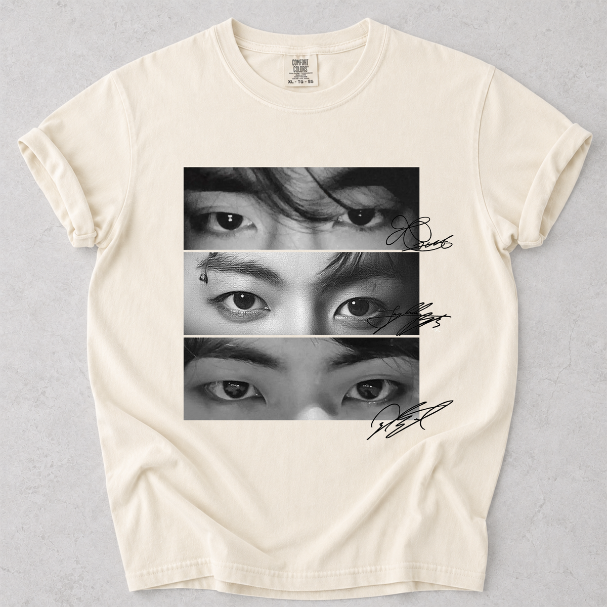 BTS Eyes Tee – Taehyung, Jungkook & Jin Shirt