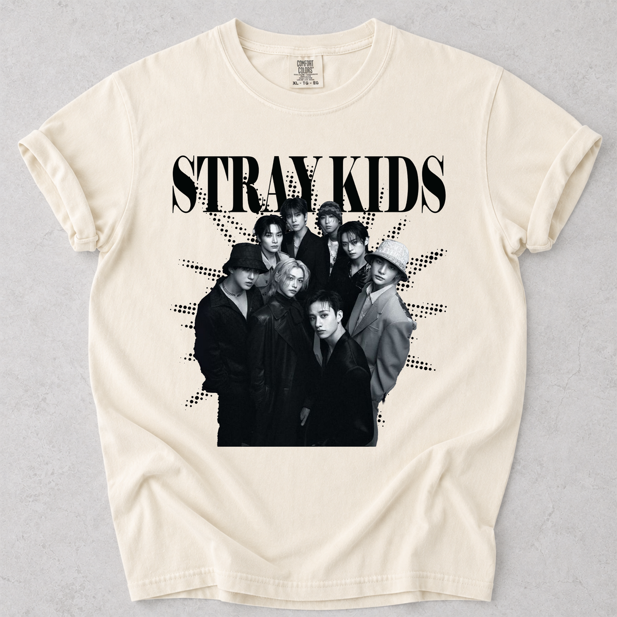 STRAY KIDS Kpop Fan Shirt Group Graphic Comfort Colors Tee