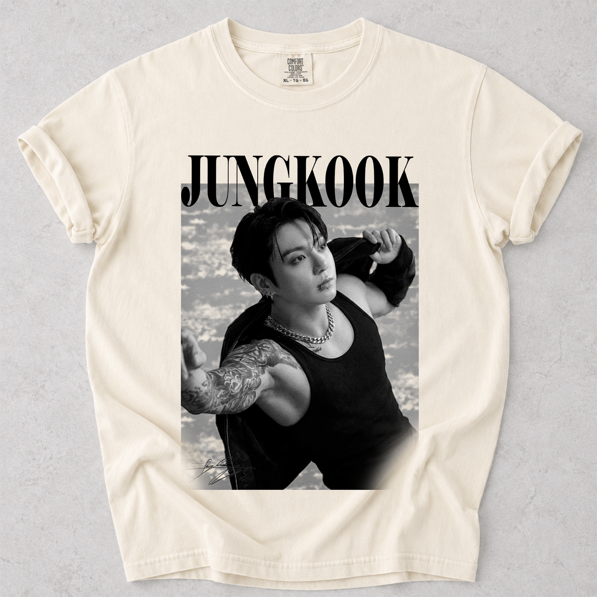 Vintage Jungkook Graphic Printed T-Shirt Gift For ARMY