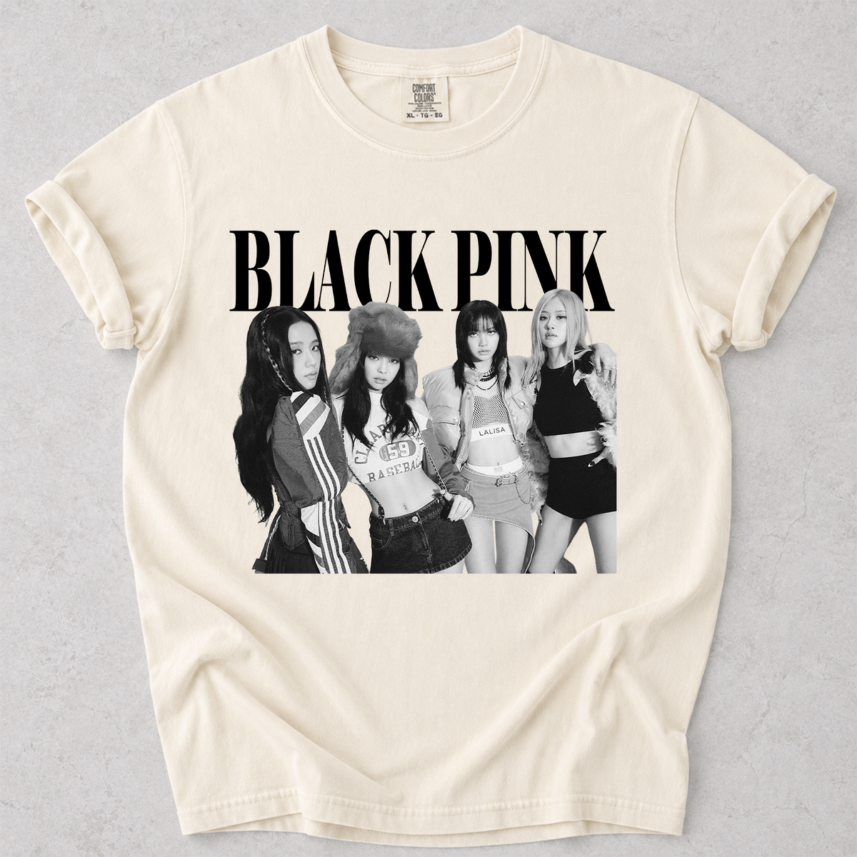 Comfort Colors BLACKPINK Vintage Photo Graphic T-Shirt Gift For ARMY