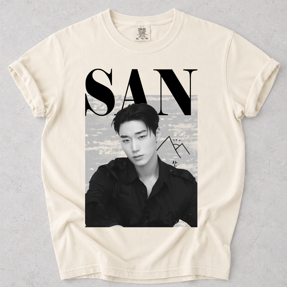 SAN Kpop Fan Shirt Vintage Portrait Comfort Colors Tee