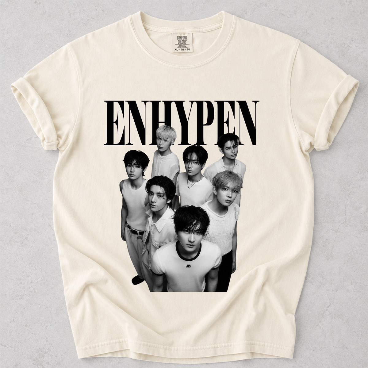 ENHYPEN Vintage Graphic Tee Comfort Colors Kpop Fan Tee