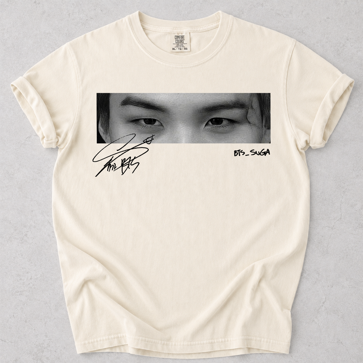 Suga Eyes BTS World Tour Graphic T-Shirt
