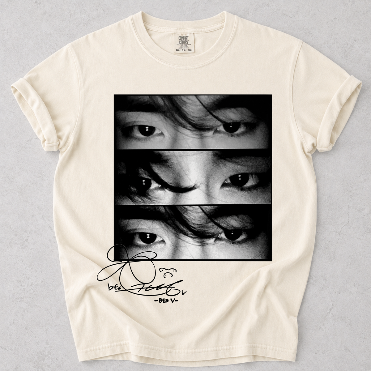 Comfort Colors Taehuyng Eyes Shirt K Pop Fan