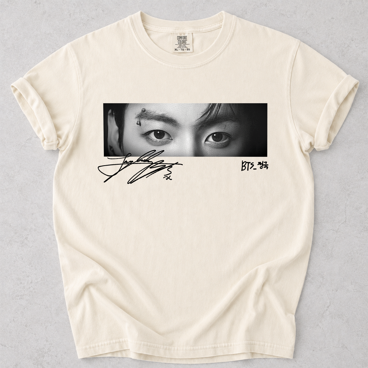 Jungkook Eyes BTS Crewneck T-Shirt Gift For Fan