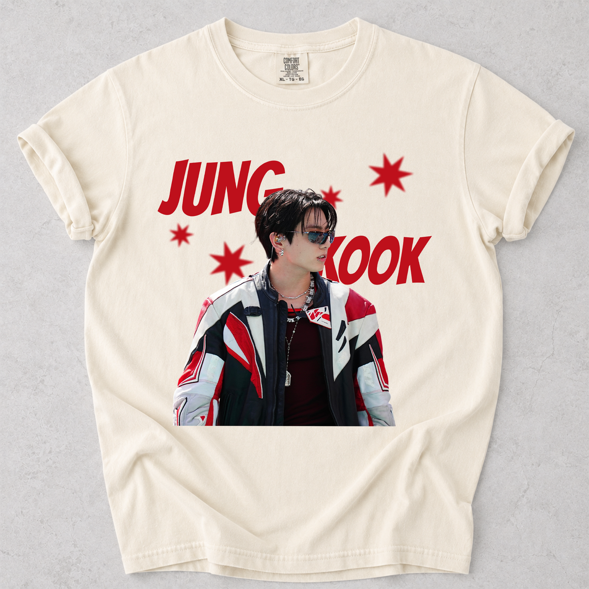 Vintage Jungkook Graffiti Comfort Colors T-Shirt