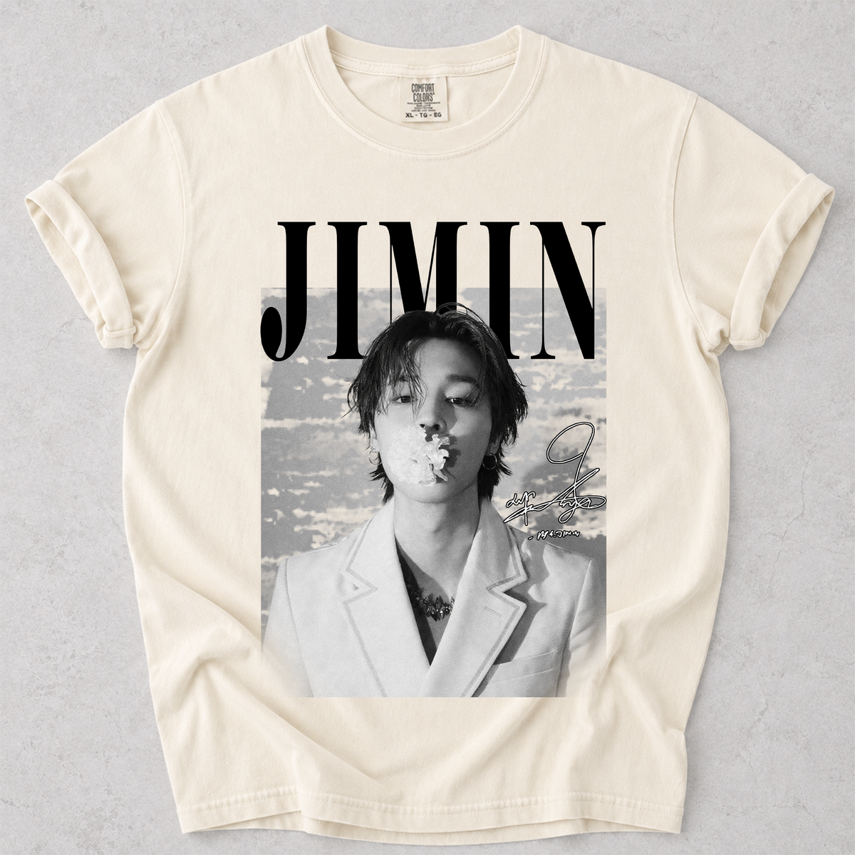 Comfort Colors Vintage Jimin Retro 90s K-Pop Shirt