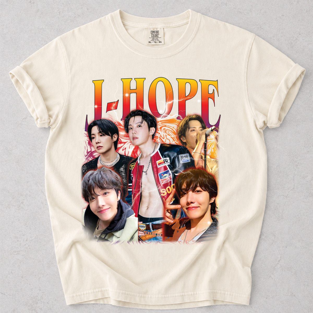 J-Hope BTS Bangtan World Tour Bootleg 90s Comfort Color Shirt