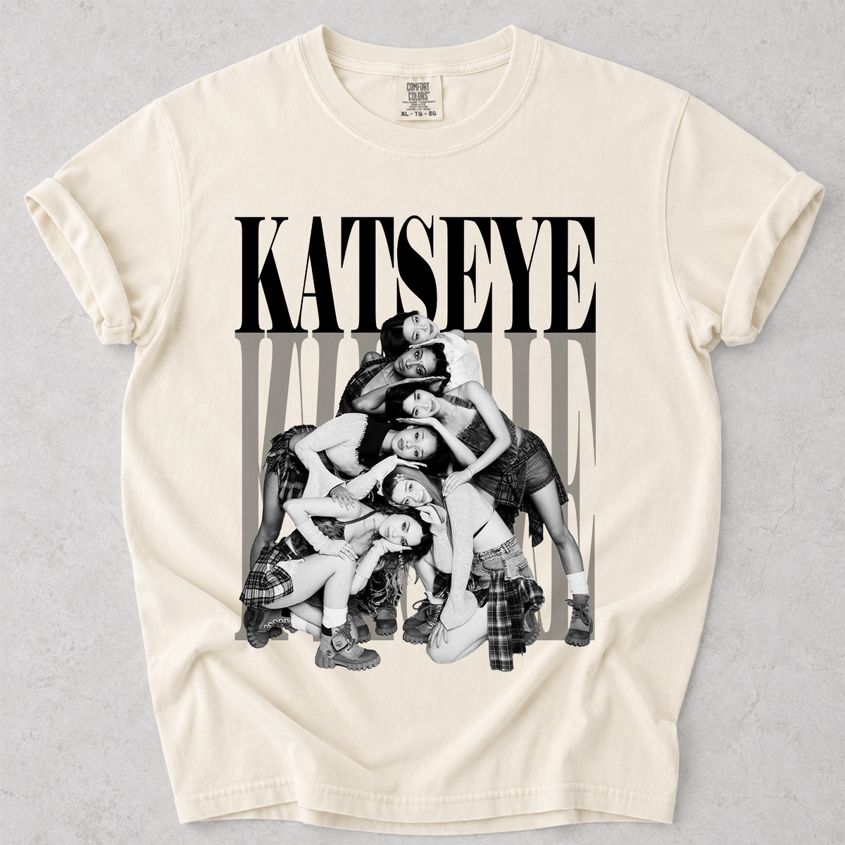 KATSEYE Vintage Photo Tee Kpop Comfort Colors Shirt