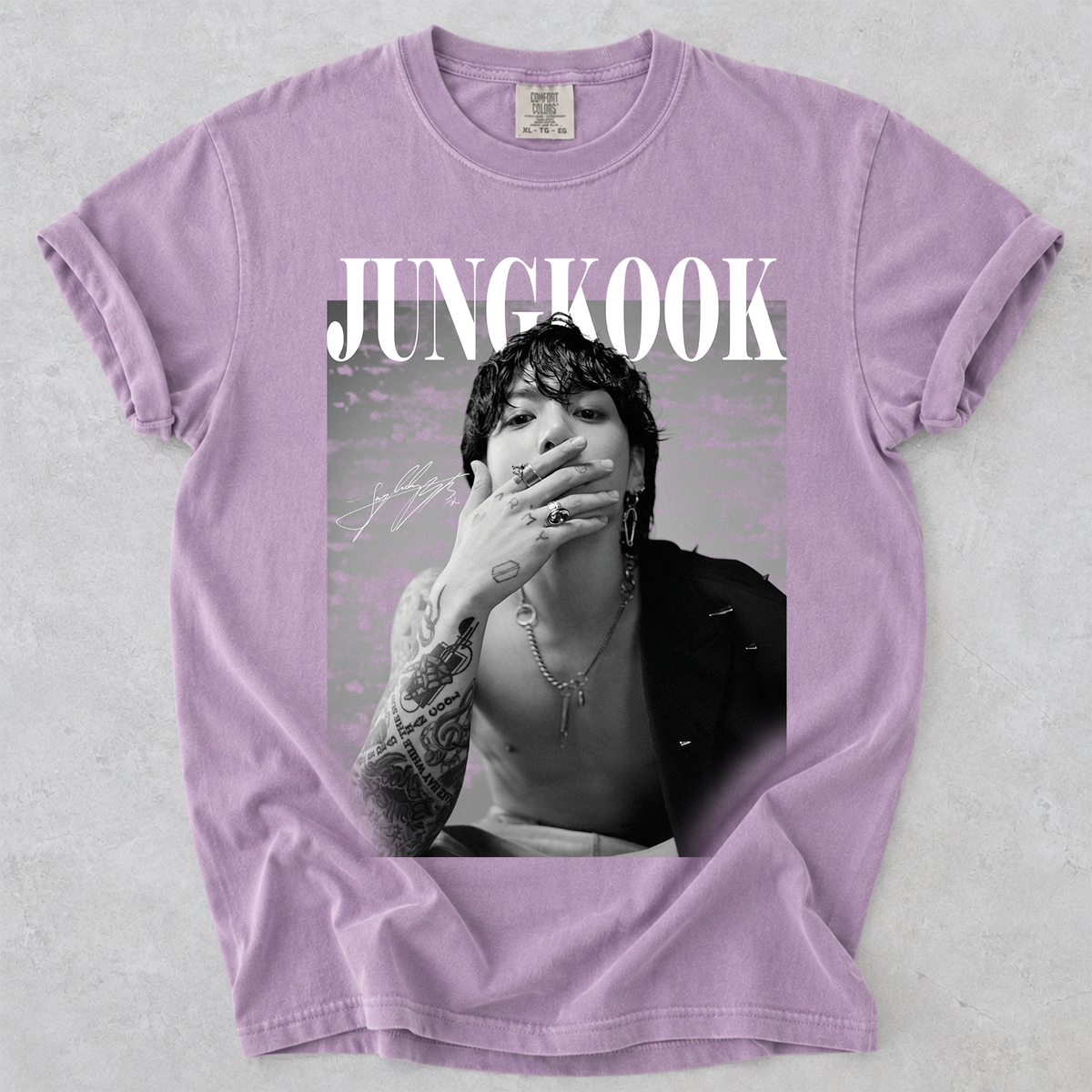 Jungkook BTS Graphic Tee Unisex Oversized Tops