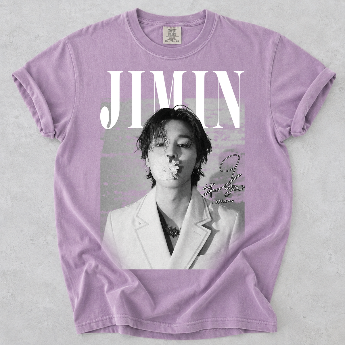 Comfort Colors Vintage Jimin Retro 90s K-Pop Shirt