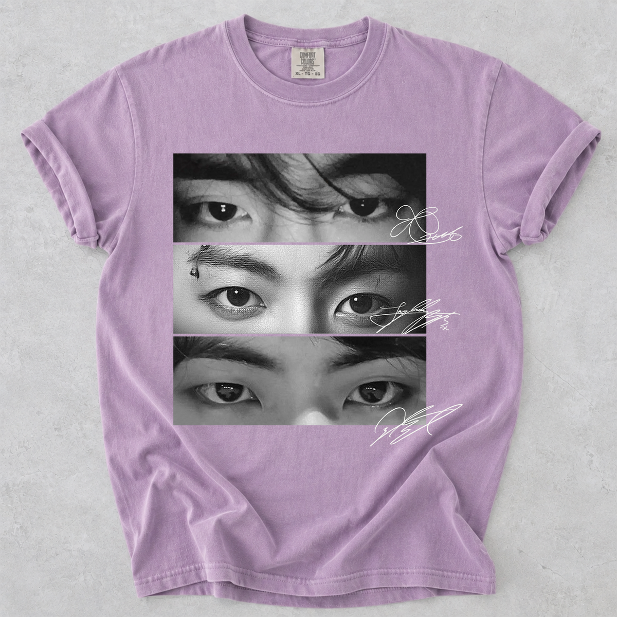 BTS Eyes Tee – Taehyung, Jungkook & Jin Shirt