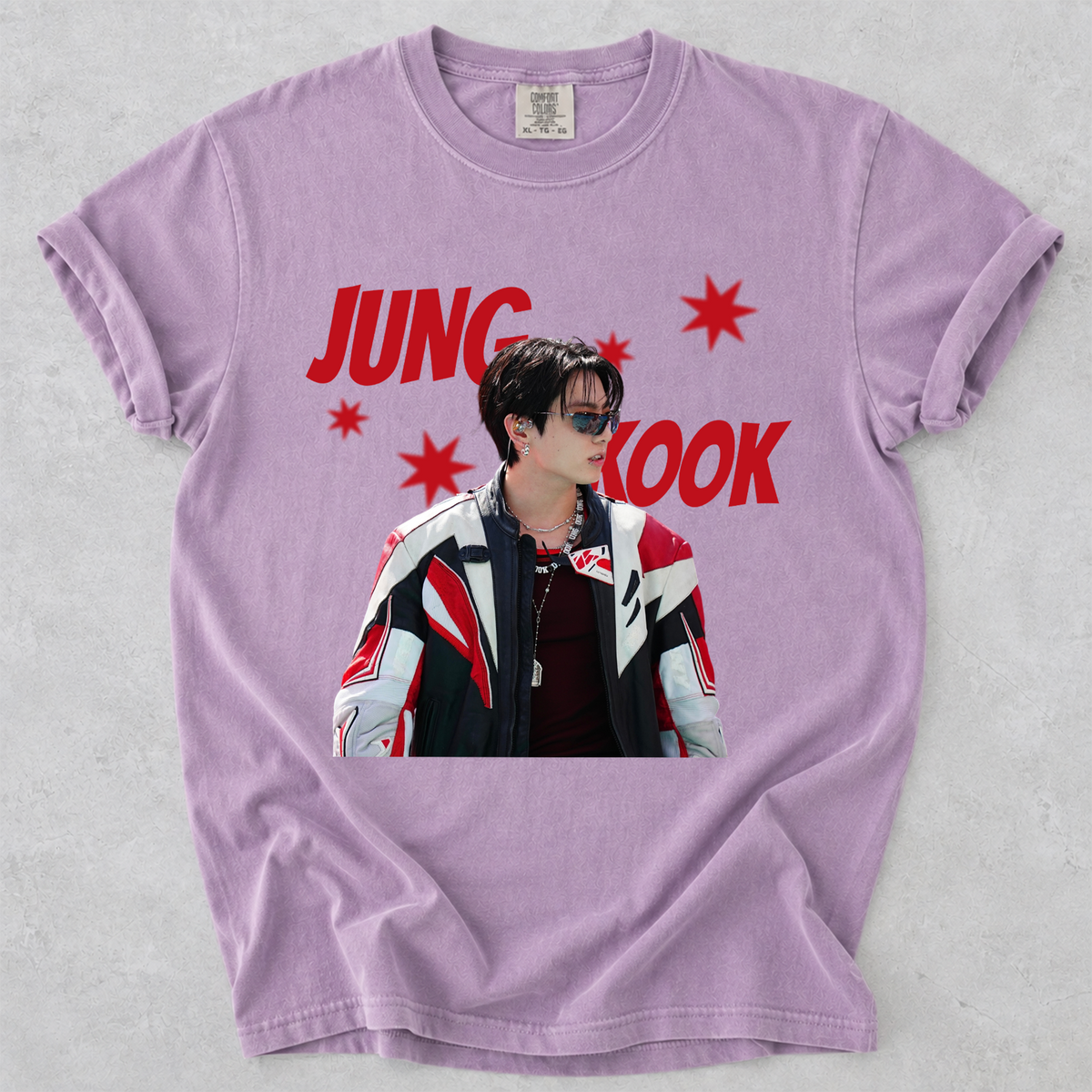 Vintage Jungkook Graffiti Comfort Colors T-Shirt