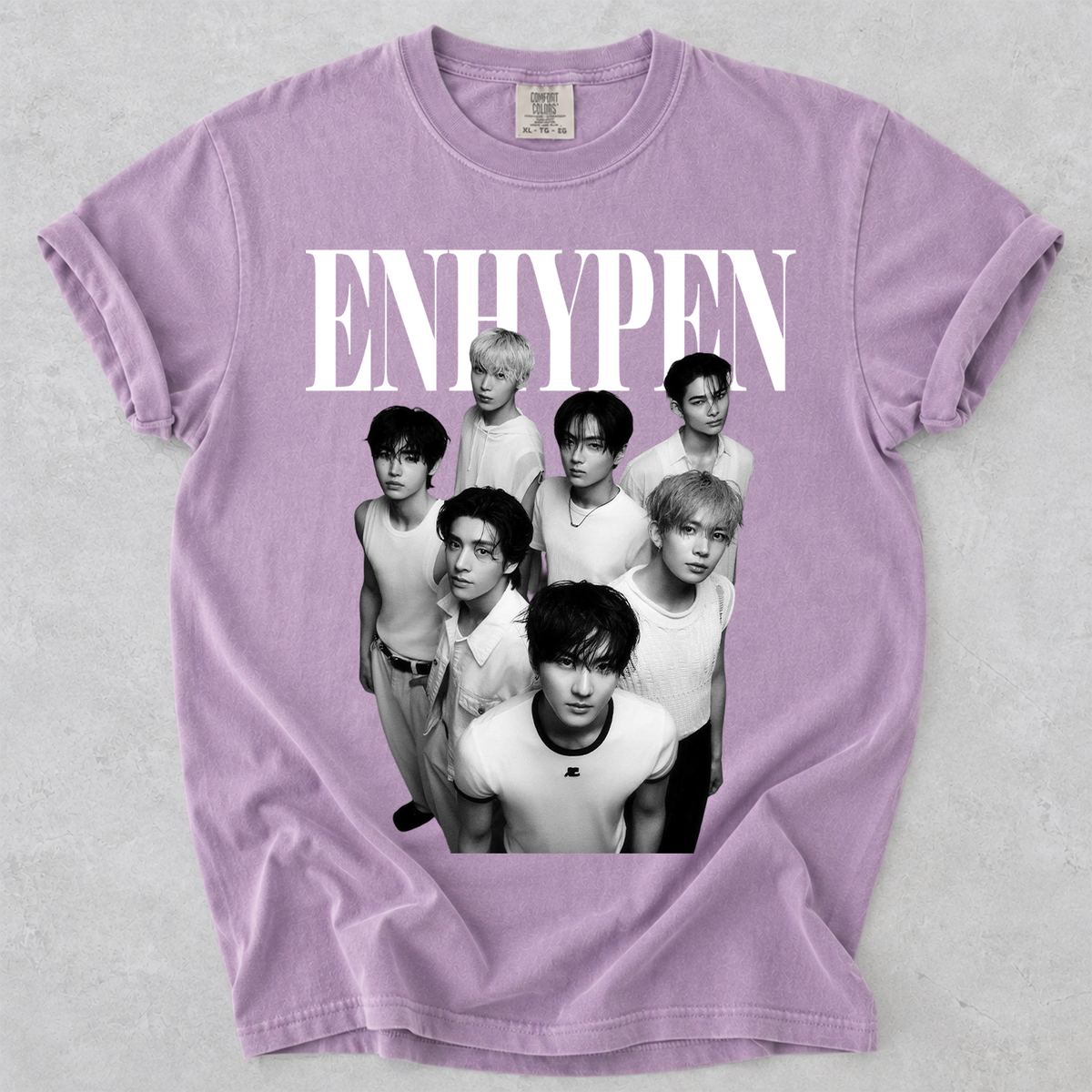 ENHYPEN Vintage Graphic Tee Comfort Colors Kpop Fan Tee
