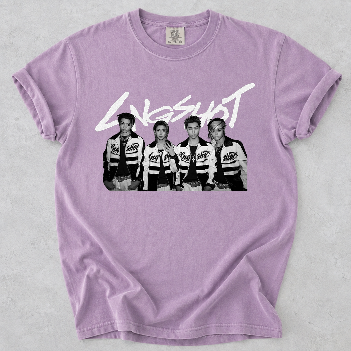 LNGSHOT Kpop Fan Shirt Vintage Group Photo Comfort Colors Tee