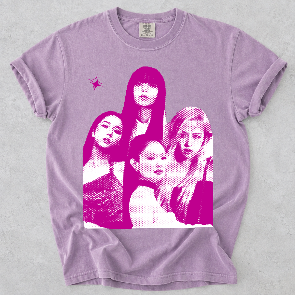BLACKPINK Blink Graphic Comfort Colors T-Shirt Kpop Fan Tee