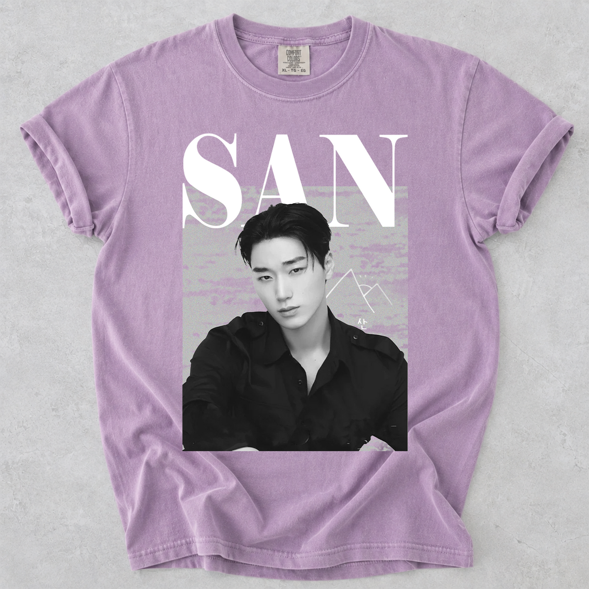 SAN Kpop Fan Shirt Vintage Portrait Comfort Colors Tee