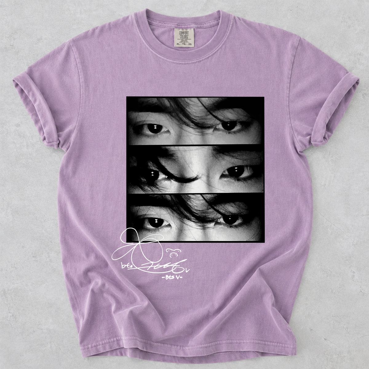 Comfort Colors Taehuyng Eyes Shirt K Pop Fan