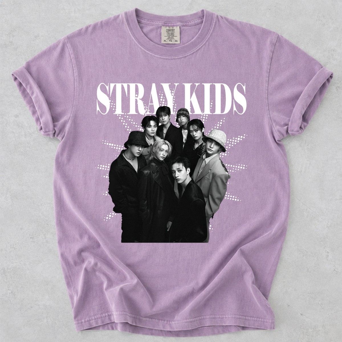 STRAY KIDS Kpop Fan Shirt Group Graphic Comfort Colors Tee