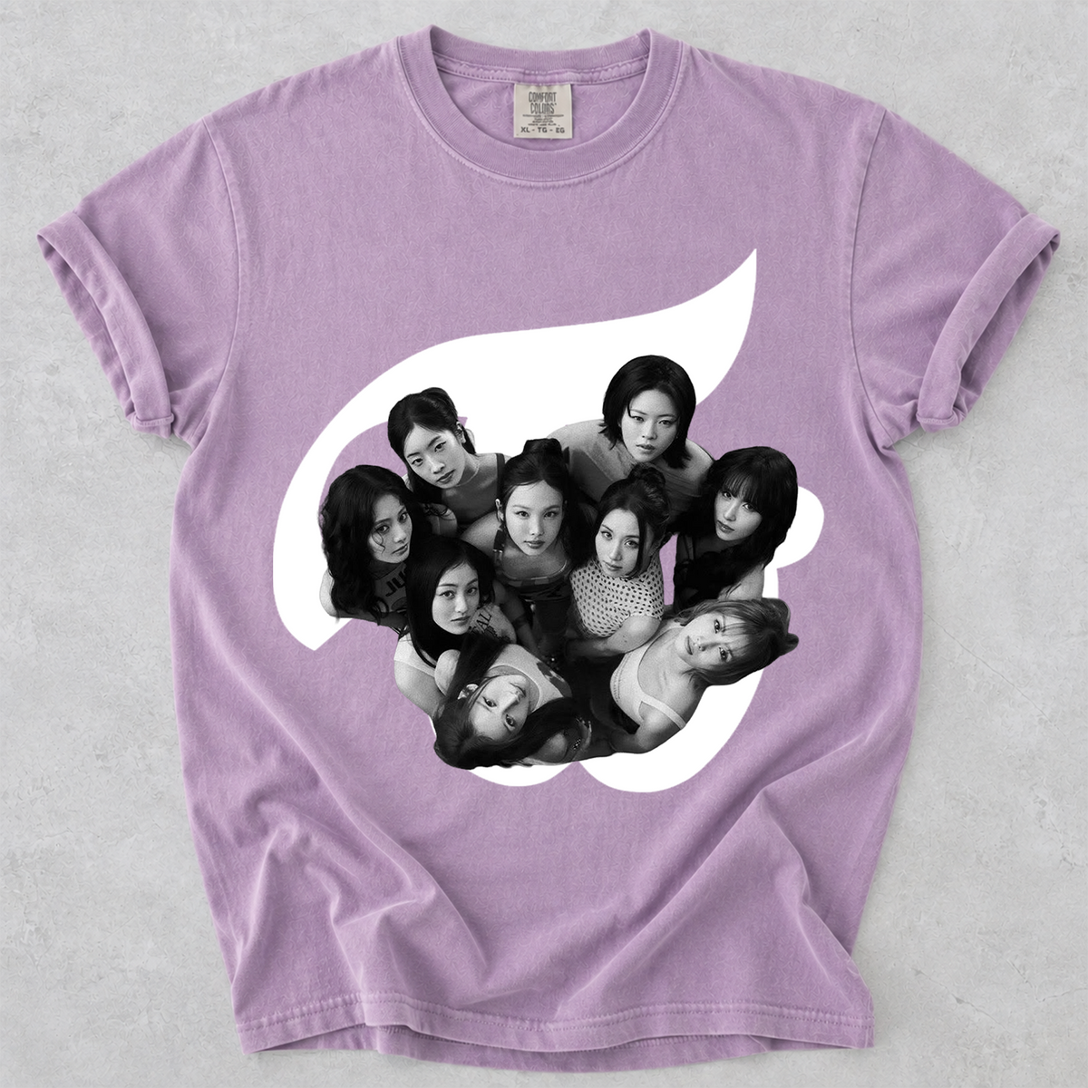 TWICE Kpop Fan Shirt Group Graphic Comfort Colors Tee