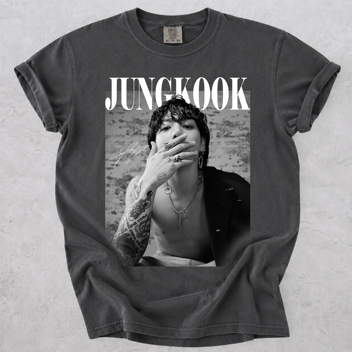 Jungkook BTS Graphic Tee Unisex Oversized Tops