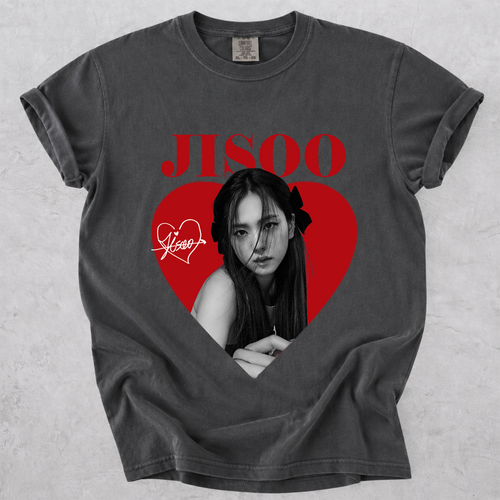 Blackpink Jisoo Graphic Tee Vintage Kpop Comfort Colors Shirt