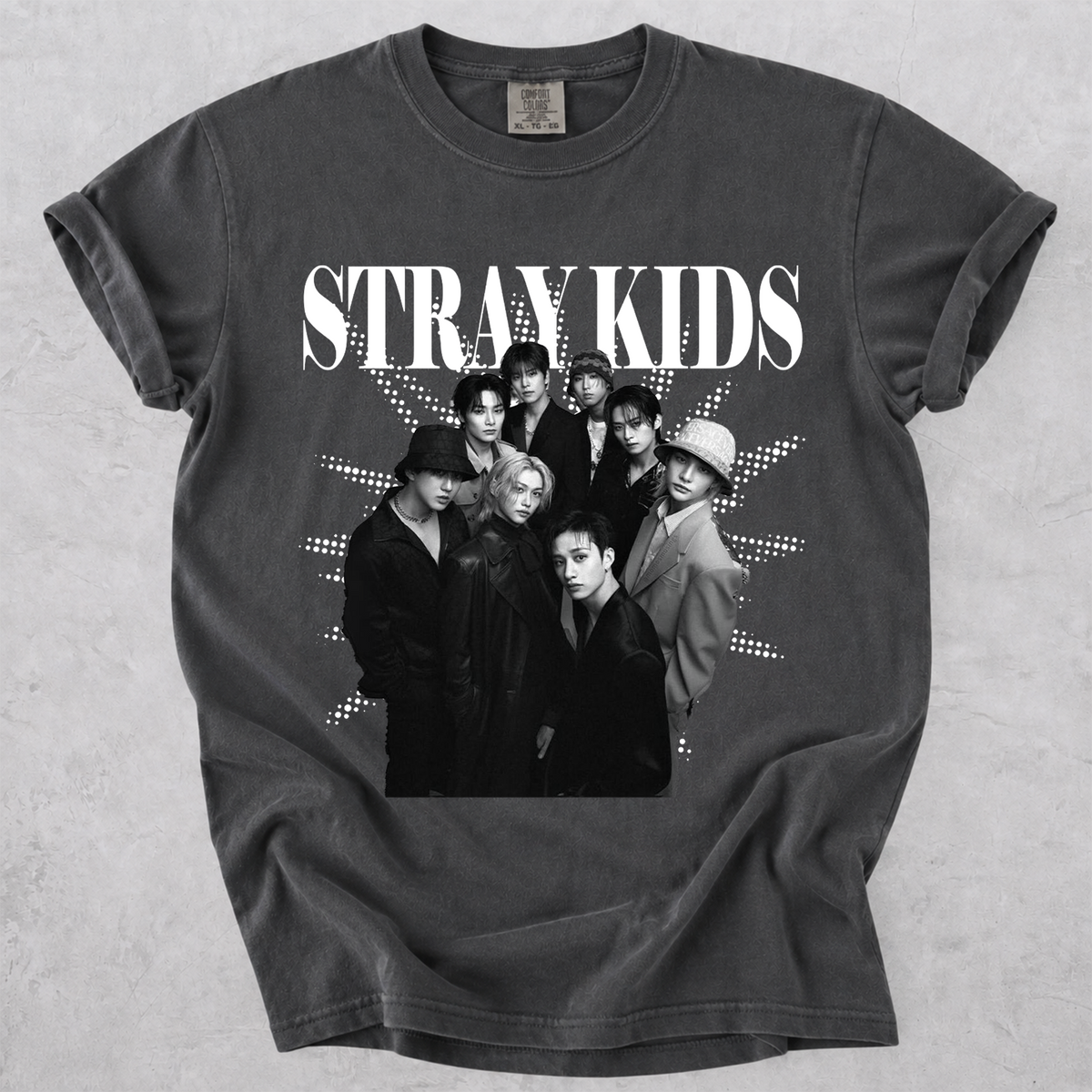 STRAY KIDS Kpop Fan Shirt Group Graphic Comfort Colors Tee