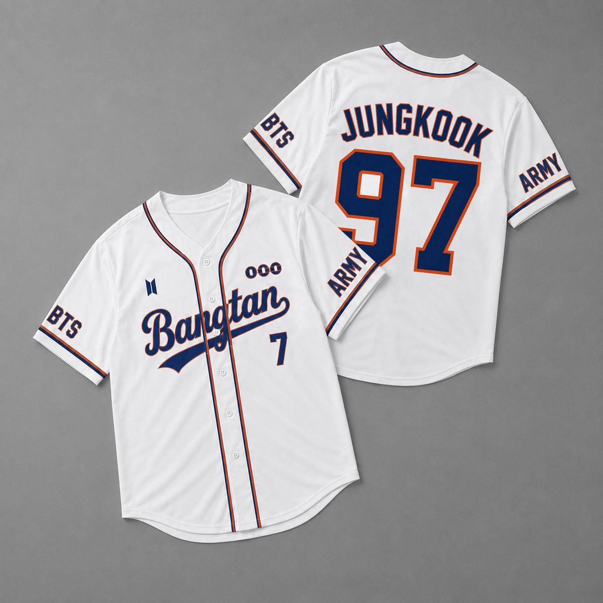 BTS Bangtan Baseball Jersey Gift For Army