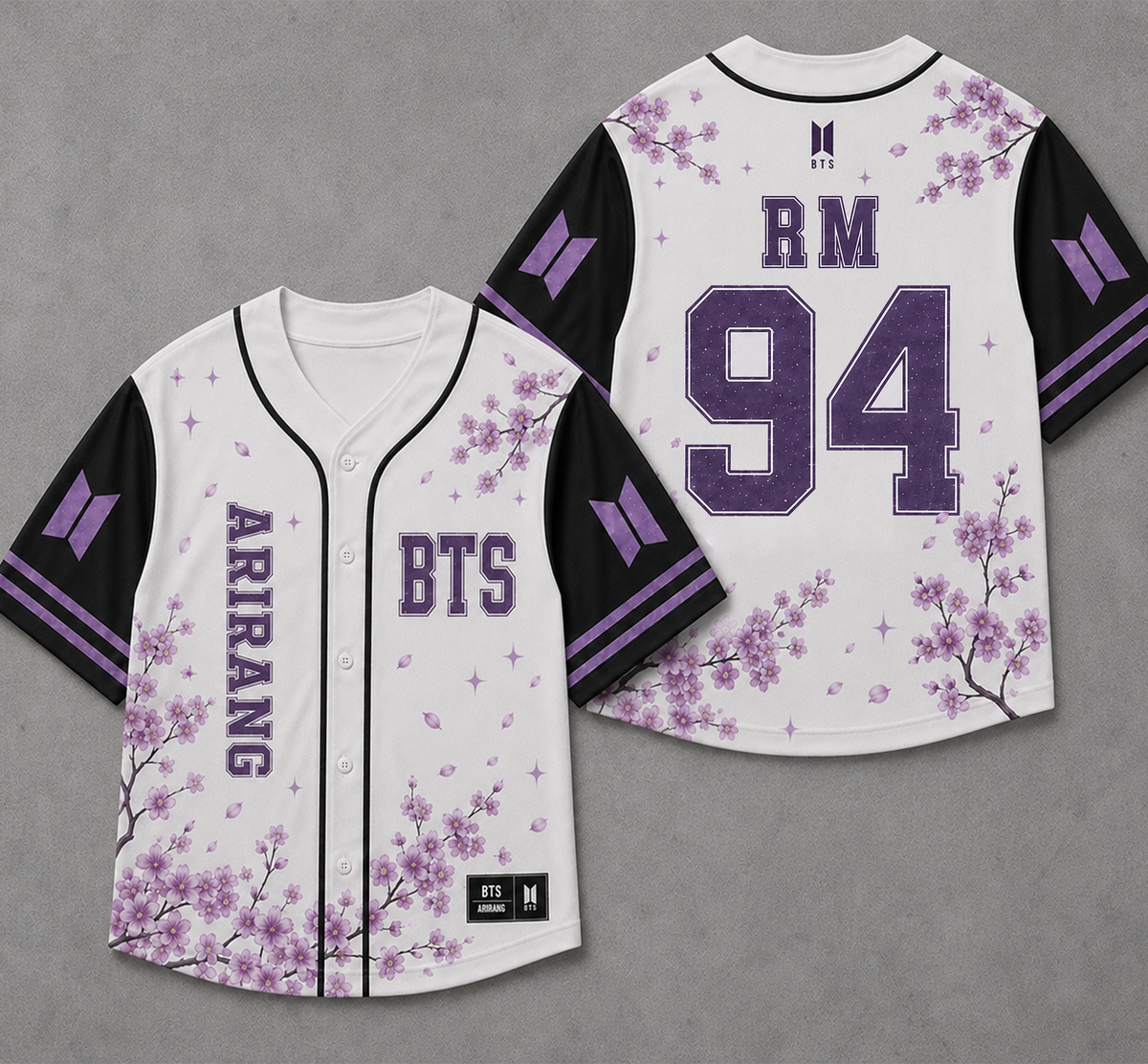 Arirang World Tour 2026 BTS Baseball Jersey Gift For Army