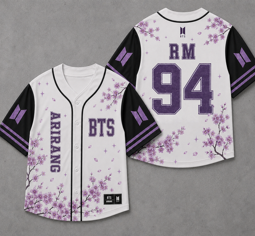 Arirang World Tour 2026 BTS Baseball Jersey Gift For Army