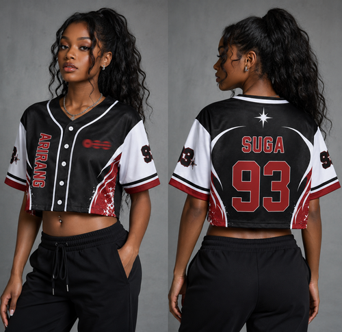 Bangtan Arirang World Tour BTS Jersey Baseball Croptop Gift For Army