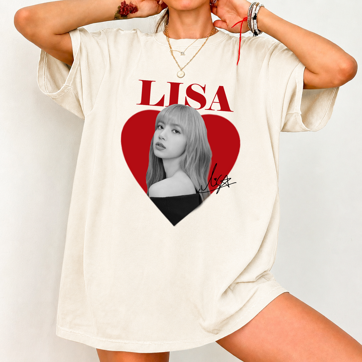 Lisa Blackpink Fan Tee Vintage Portrait Comfort Colors Shirt