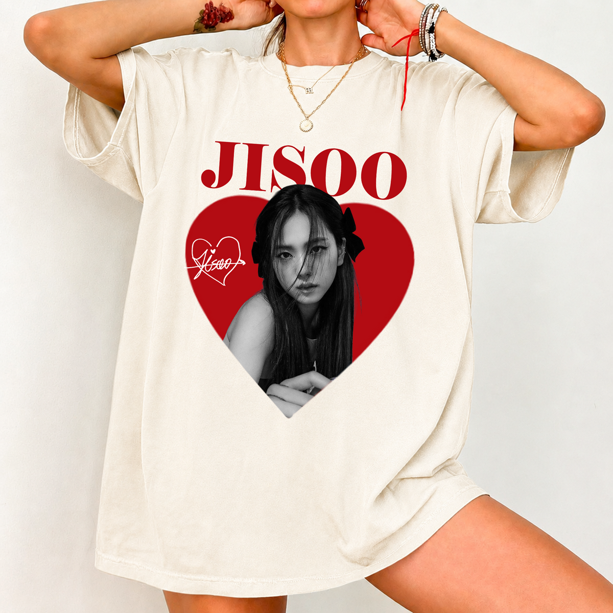 Blackpink Jisoo Graphic Tee Vintage Kpop Comfort Colors Shirt