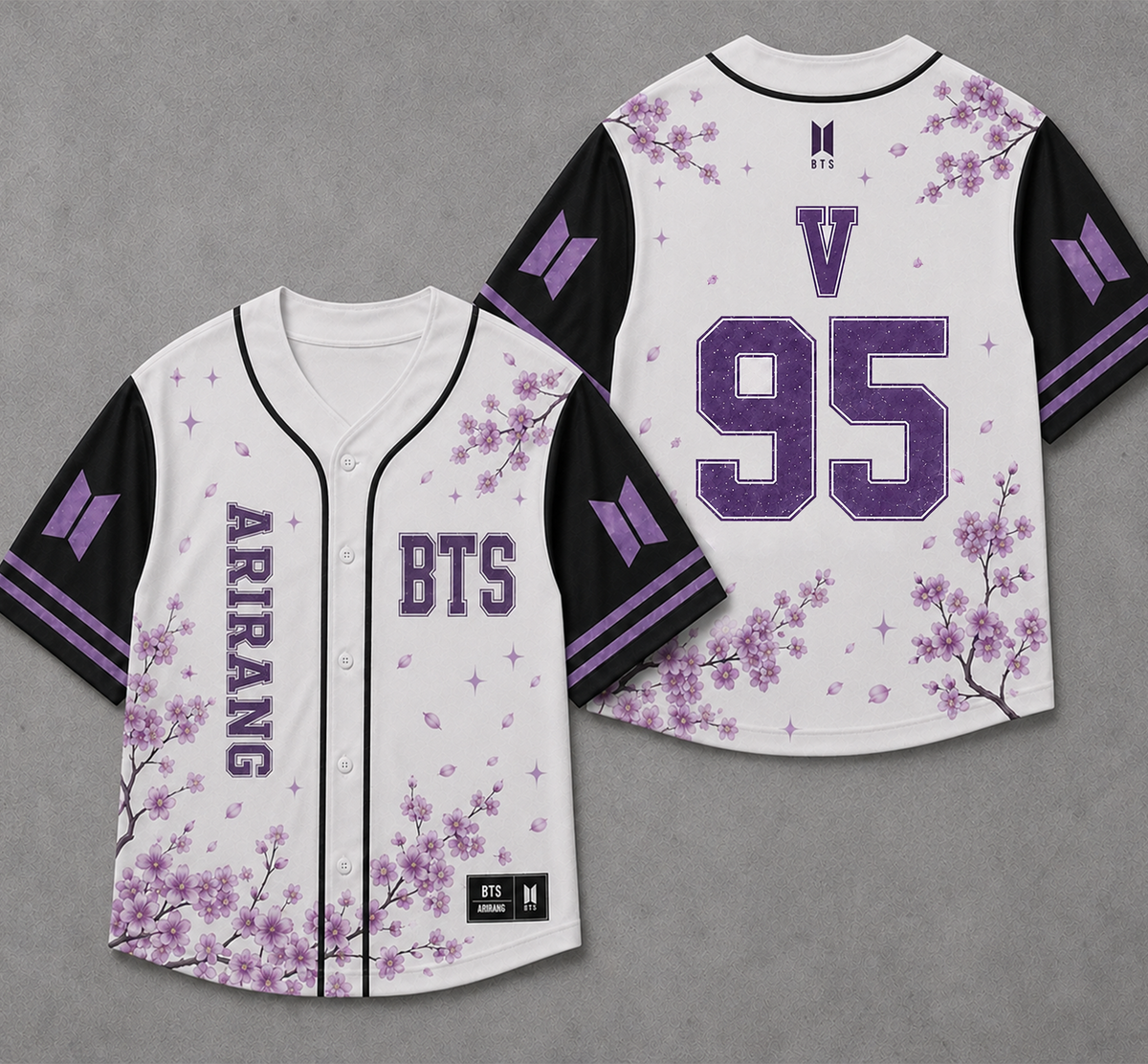 Arirang World Tour 2026 BTS Baseball Jersey Gift For Army