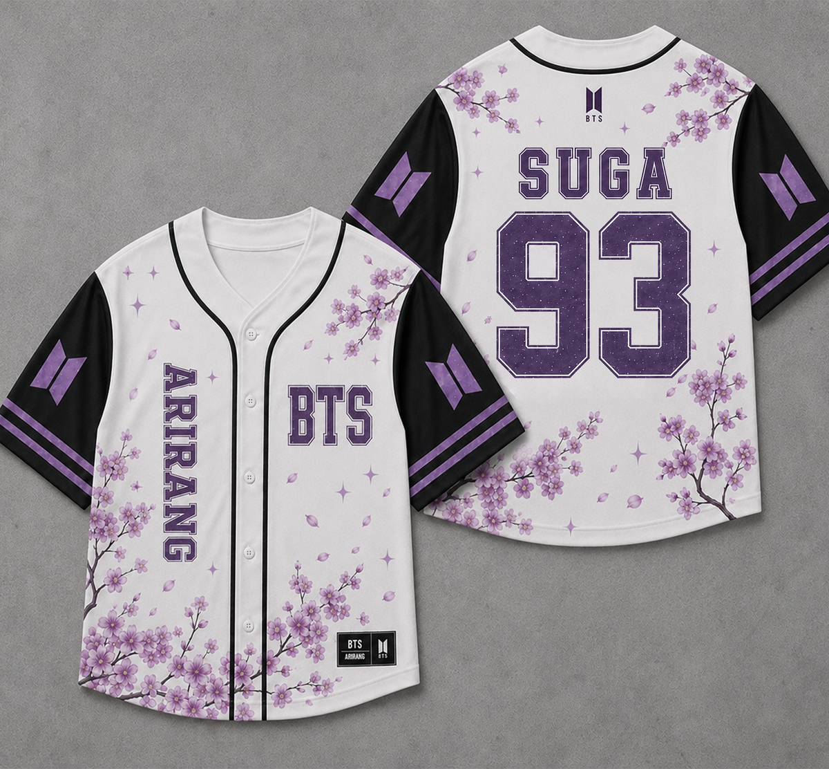 Arirang World Tour 2026 BTS Baseball Jersey Gift For Army